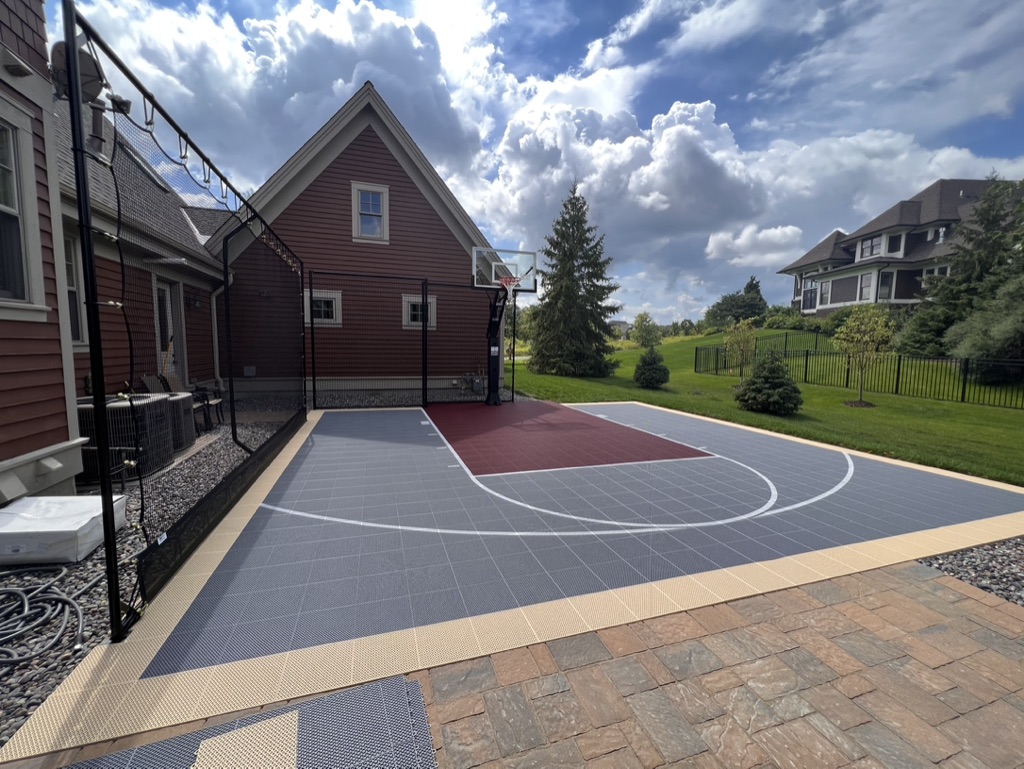 Driveway Basketball Court Paint Colors Surface Color Options Sport